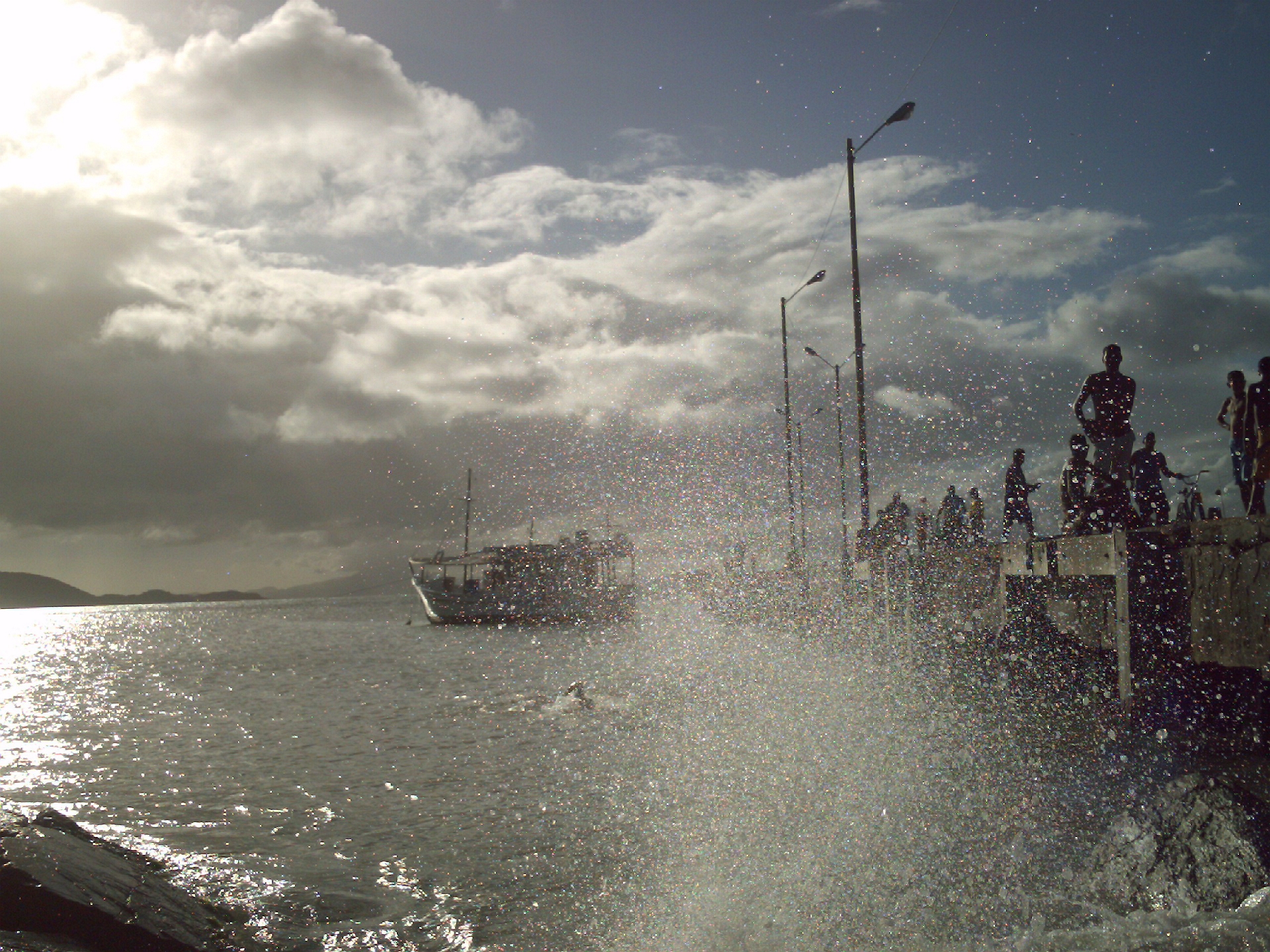 Free download high resolution image - free image free photo free stock image public domain picture -Pier seen through wave splash