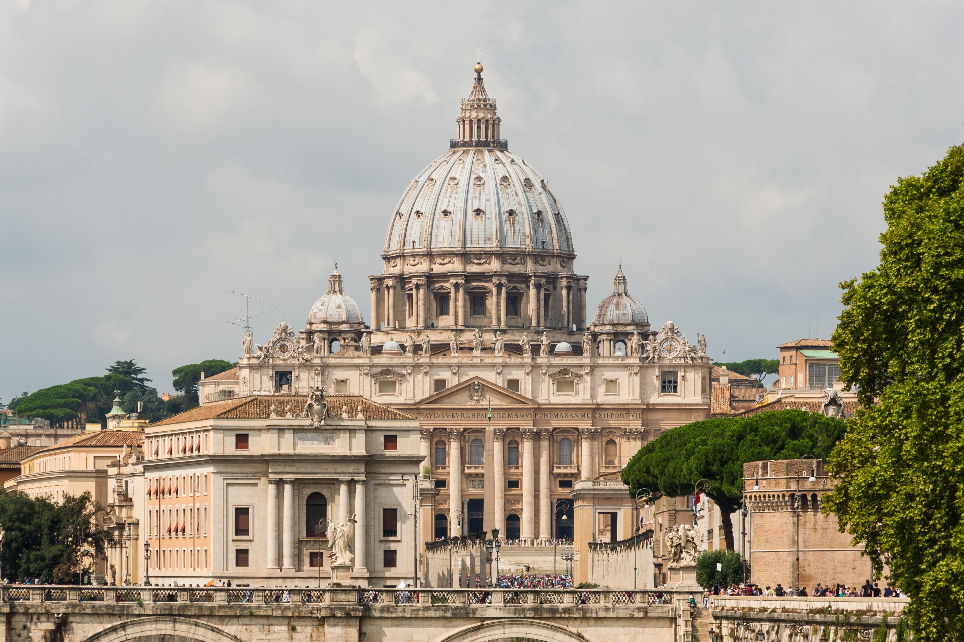 Free download high resolution image - free image free photo free stock image public domain picture -St Peters basilica and river Tibra in Rome, Italy