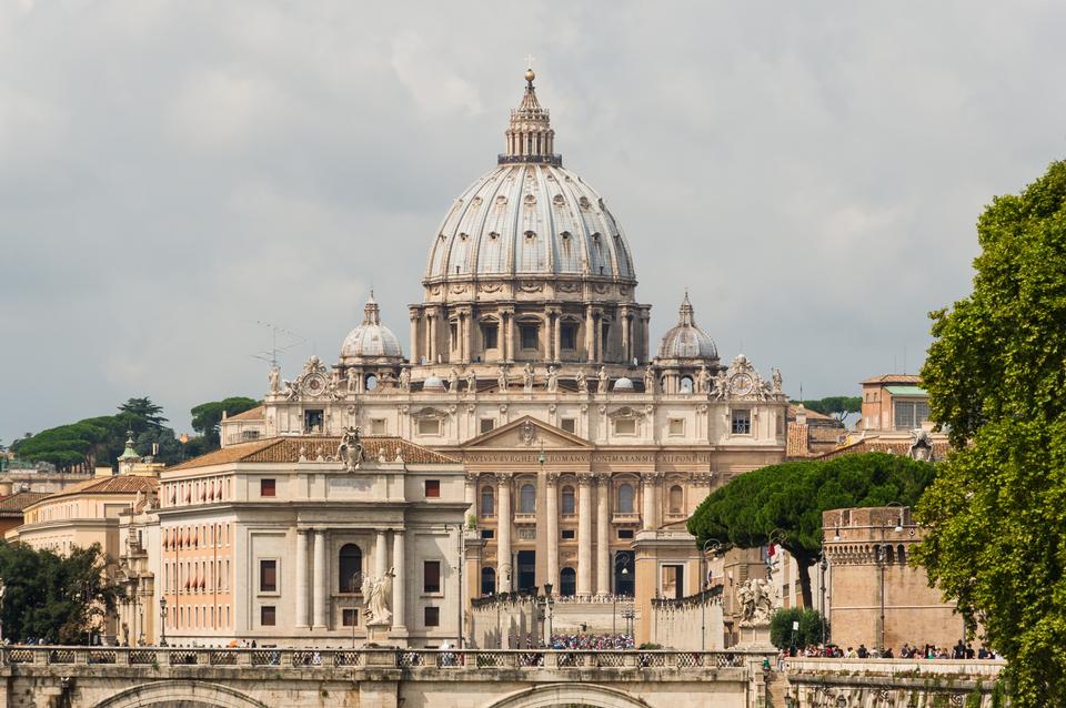 Free download high resolution image - free image free photo free stock image public domain picture  St Peters basilica and river Tibra in Rome, Italy