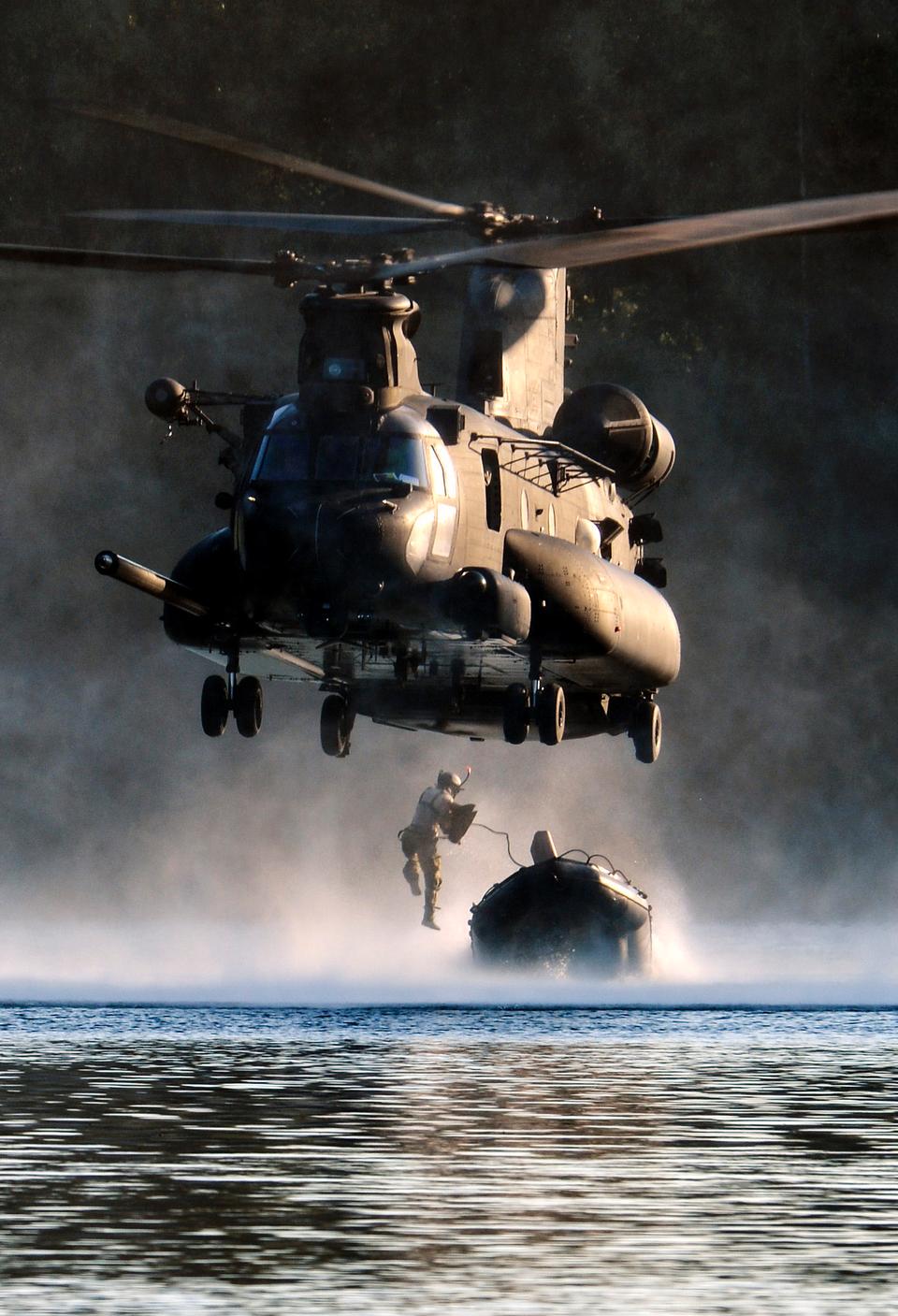 Free download high resolution image - free image free photo free stock image public domain picture  An Airman jumps out of an MH-47 Chinook helicopter