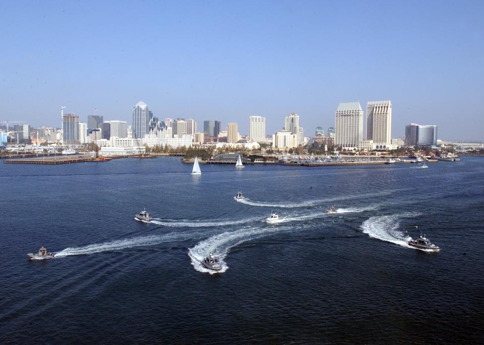 Free download high resolution image - free image free photo free stock image public domain picture  Boat Patrol, transit in formation through the San Diego Harbor