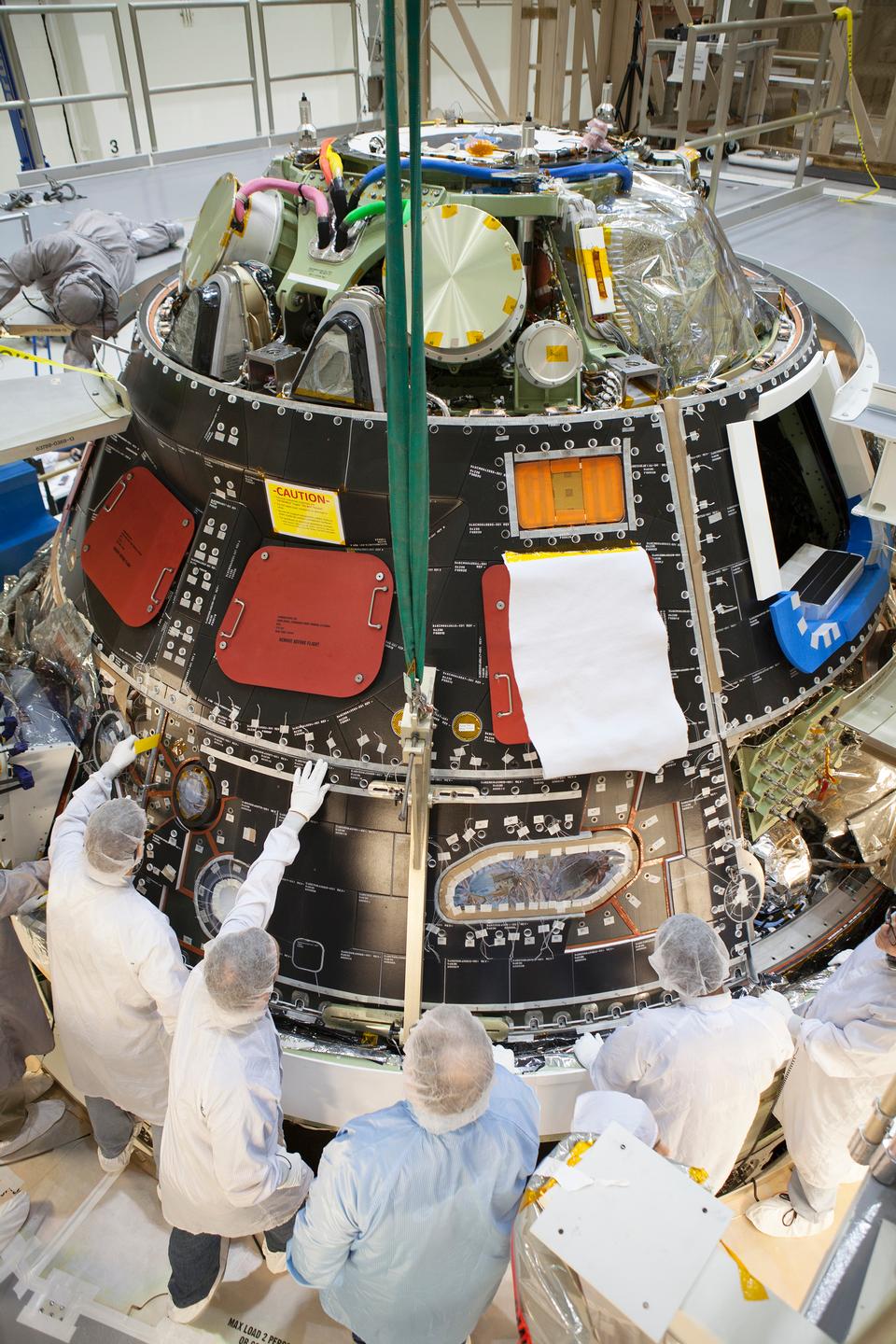 Free download high resolution image - free image free photo free stock image public domain picture  Back Shell Tile Panels Installed on NASA's Orion Spacecraft