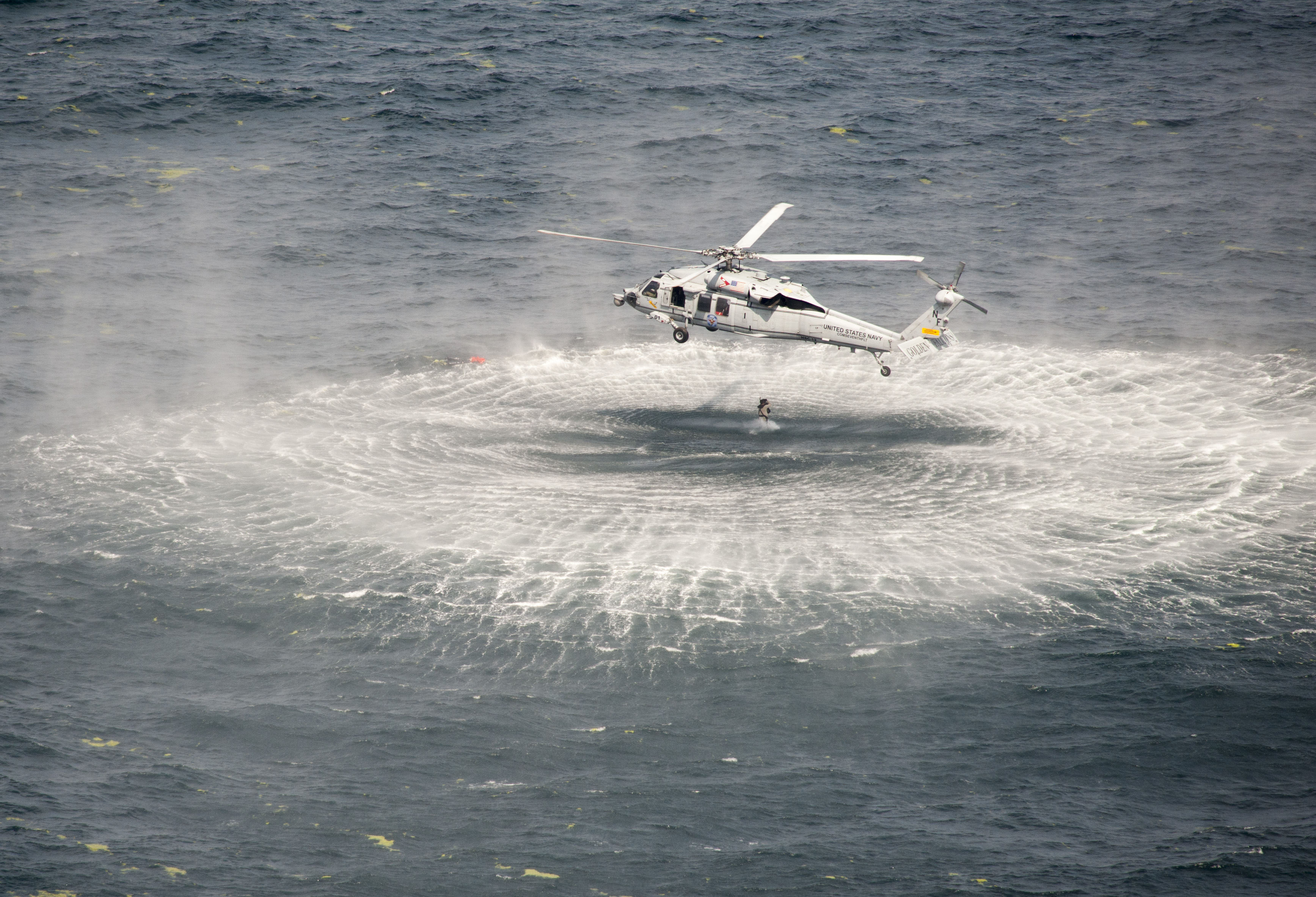 Free download high resolution image - free image free photo free stock image public domain picture -Naval Air Crewman jumps from an MH-60S Sea Hawk helicopte