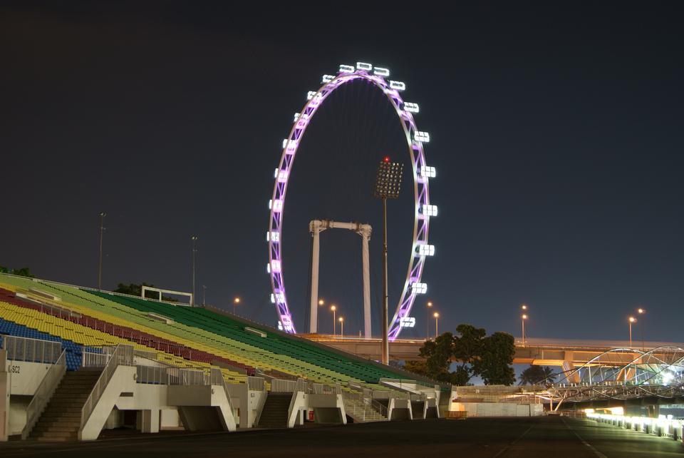 Free download high resolution image - free image free photo free stock image public domain picture  Singapore flyer and skyline at night