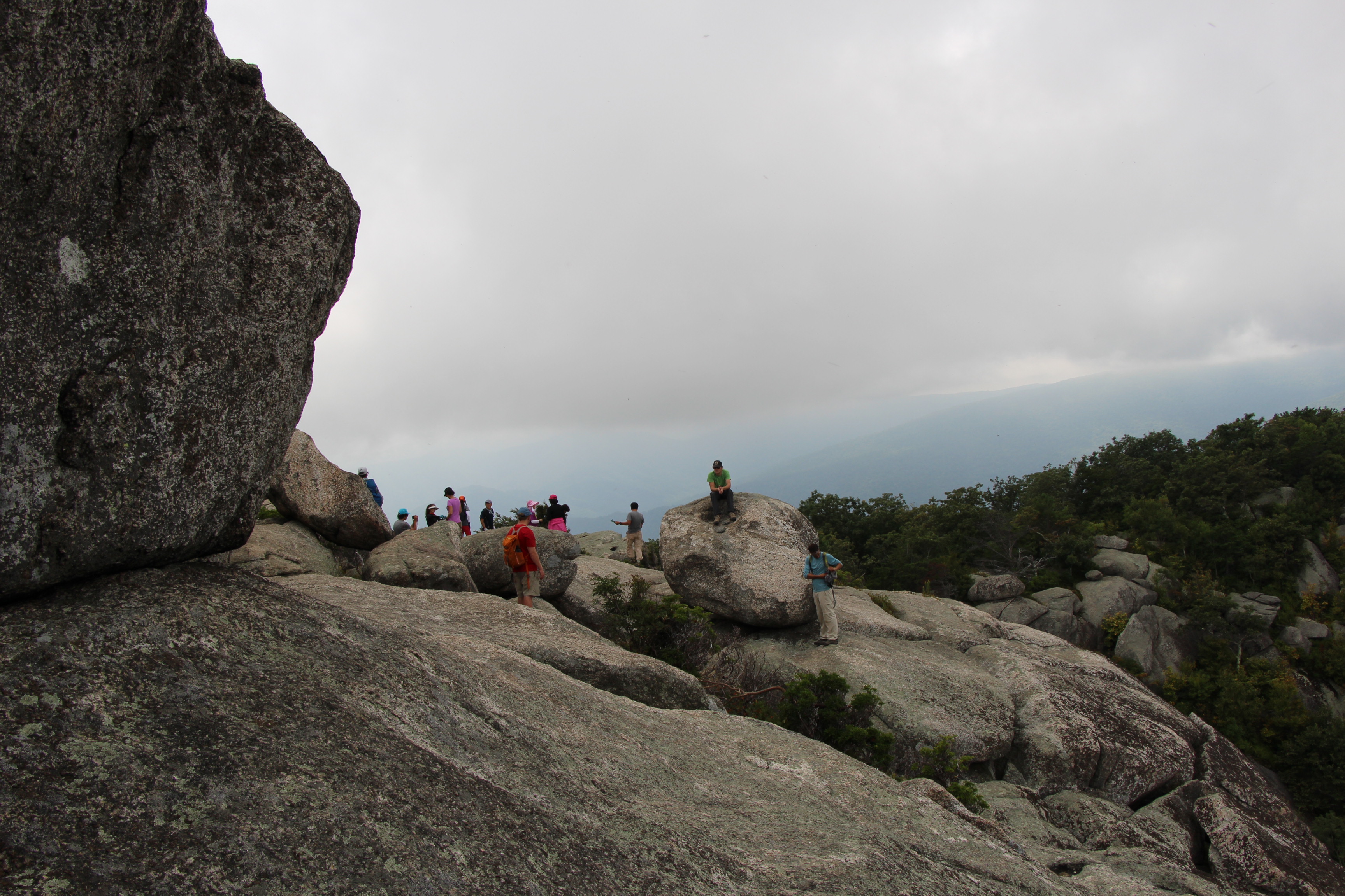 Free download high resolution image - free image free photo free stock image public domain picture -hiker looks over valley in the Shenandoah on a climb of Old Rag