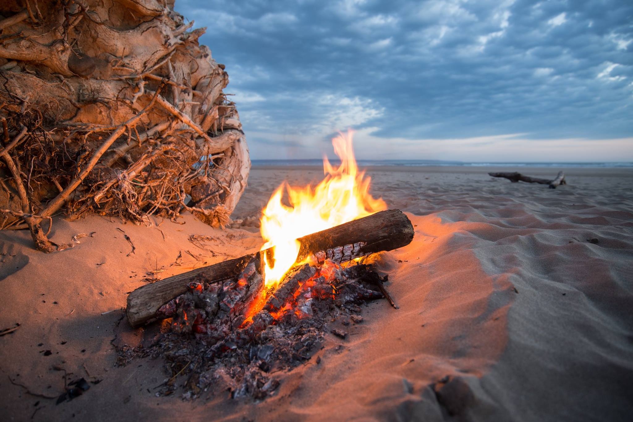 Free download high resolution image - free image free photo free stock image public domain picture -Beach campfire on lake with sand shore