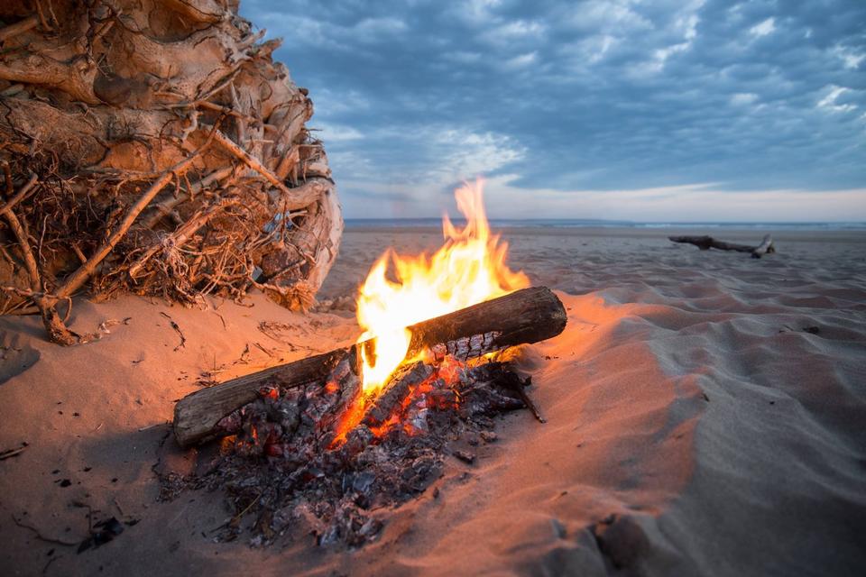 Free download high resolution image - free image free photo free stock image public domain picture  Beach campfire on lake with sand shore