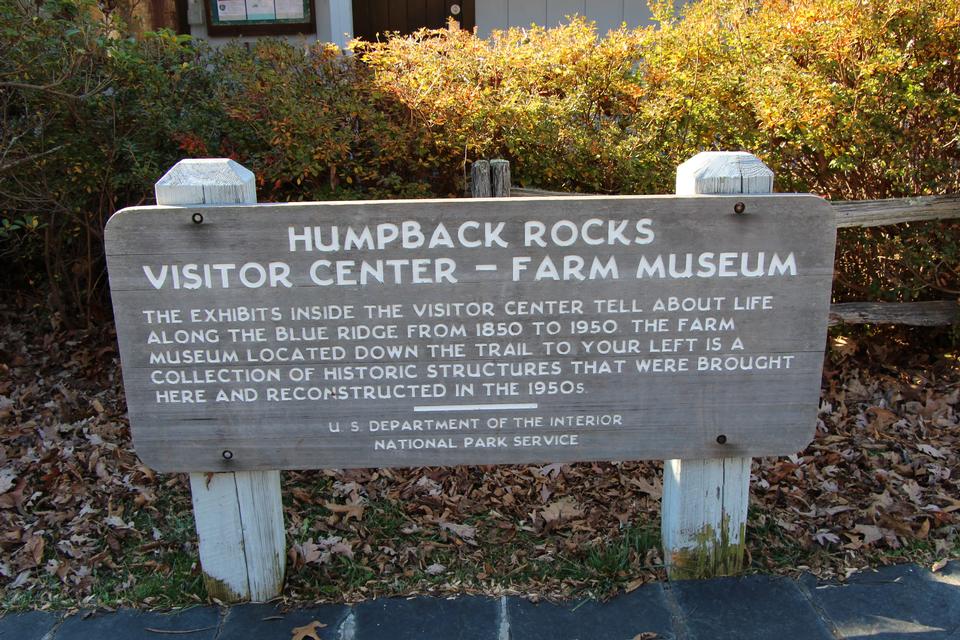 Free download high resolution image - free image free photo free stock image public domain picture  Sign for Humpback Rocks Visitor Center Blue Ridge Parkway road