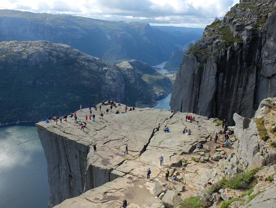 Free download high resolution image - free image free photo free stock image public domain picture  Cliff Preikestolen in fjord Lysefjord - Norway