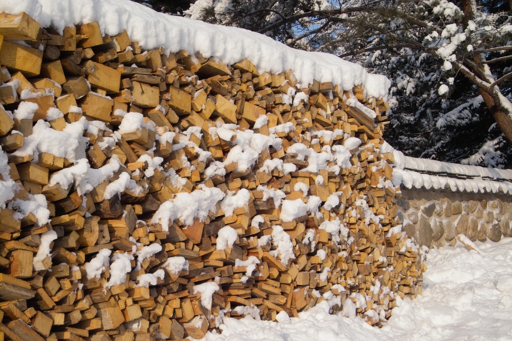 Free download high resolution image - free image free photo free stock image public domain picture -A woodpile of dry fire wood in the winter