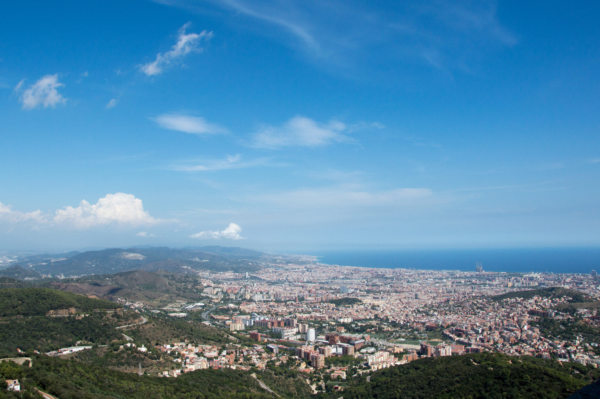 Free download high resolution image - free image free photo free stock image public domain picture -aerial view of Barcelona from Mediterranean