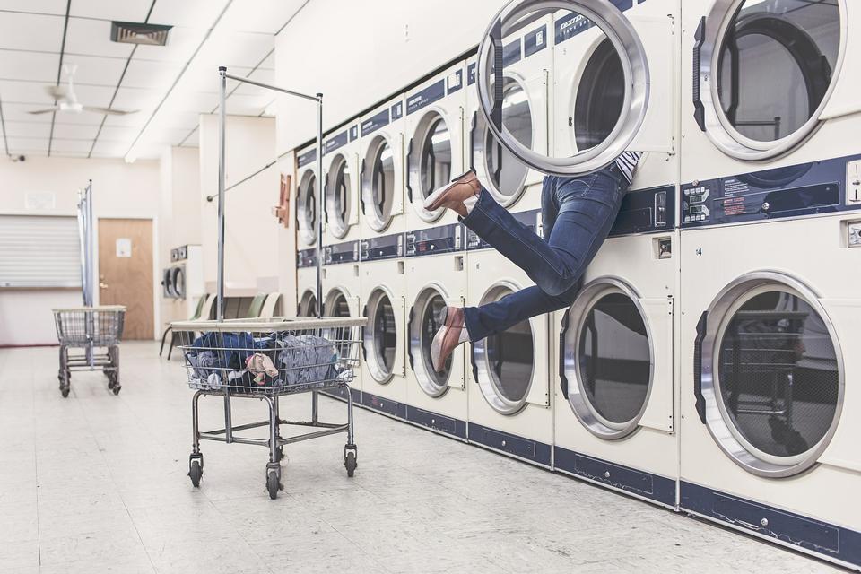 Free download high resolution image - free image free photo free stock image public domain picture  A row of industrial washing machines in a public laundromat