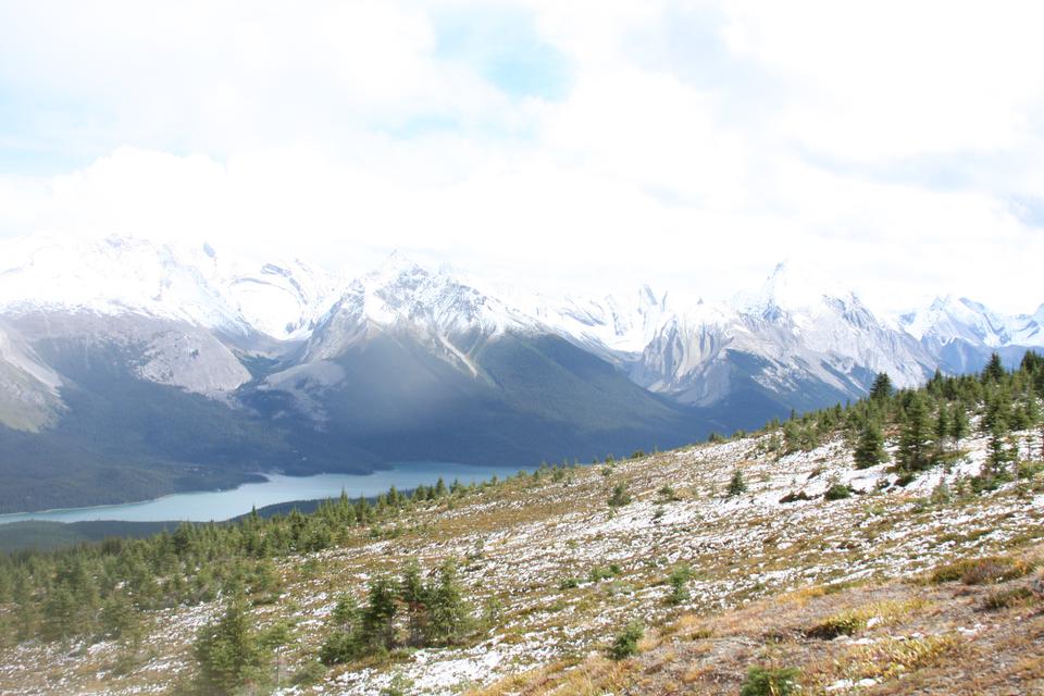 Free download high resolution image - free image free photo free stock image public domain picture  Maligne Lake from the Bald Hills in Jasper National Park