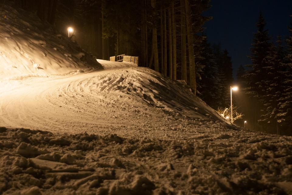 Free download high resolution image - free image free photo free stock image public domain picture  road that leads into the pine forest covered with snow at night