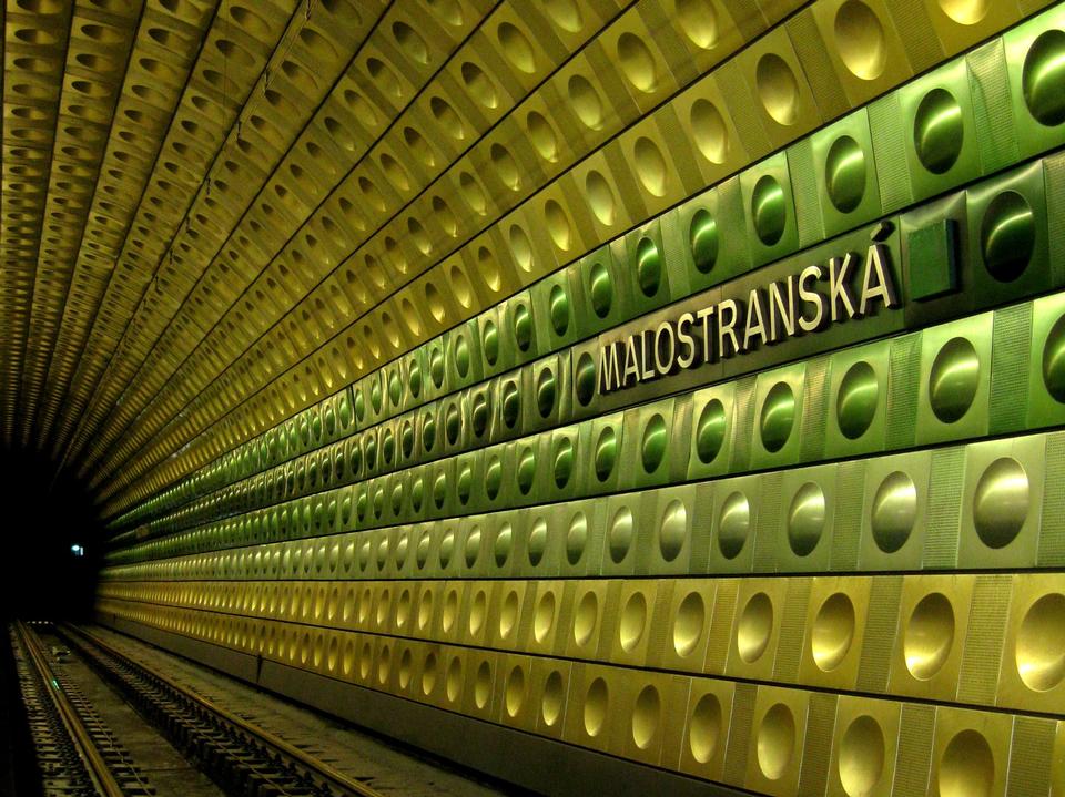 Free download high resolution image - free image free photo free stock image public domain picture  Colorful wall of Malostranska underground subway station