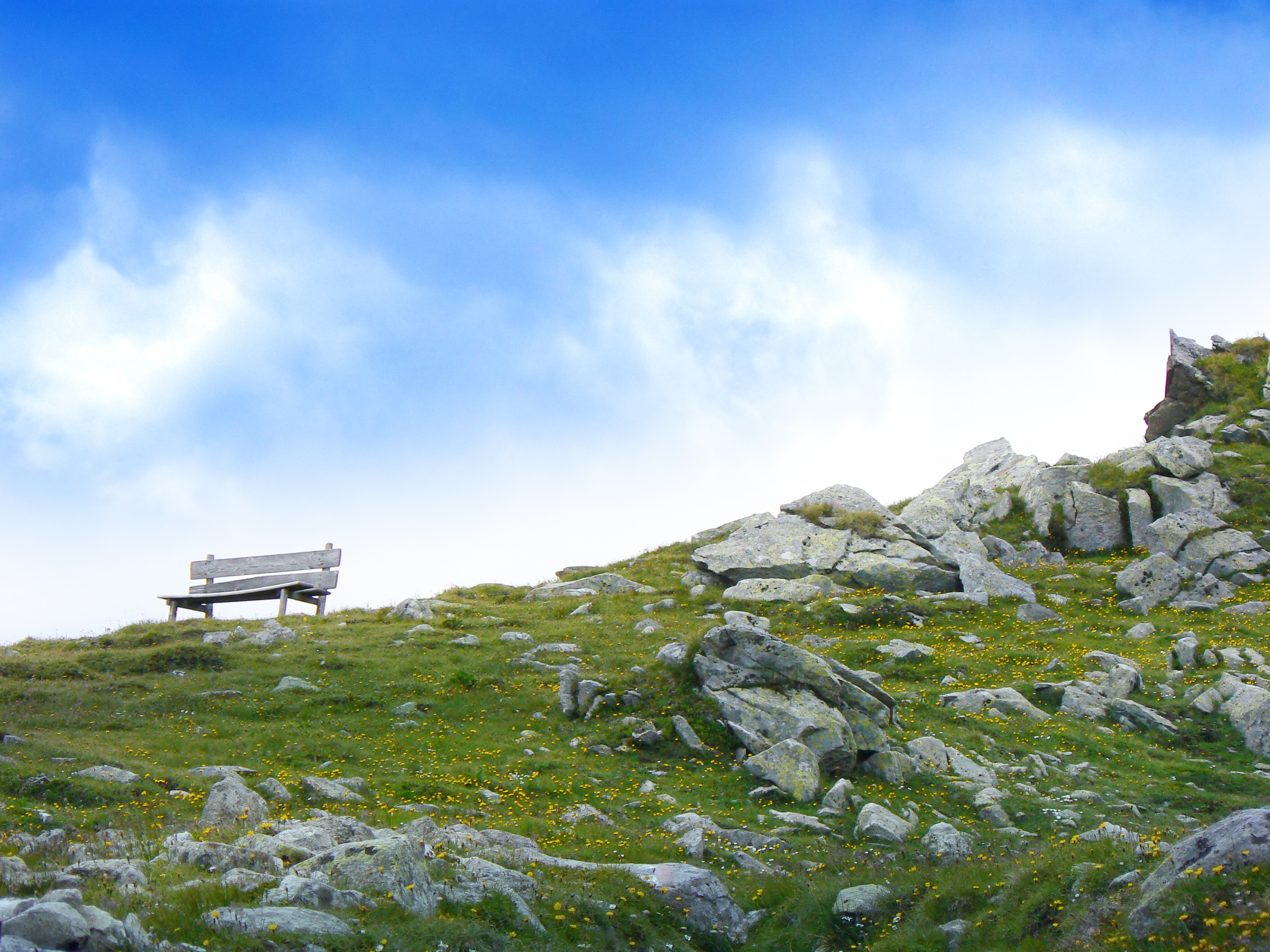 Free download high resolution image - free image free photo free stock image public domain picture -Empty park bench in high mountains