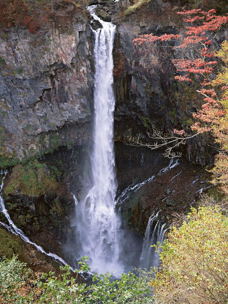 Free download high resolution image - free image free photo free stock image public domain picture  Waterfall and blue stream in the yellow forest