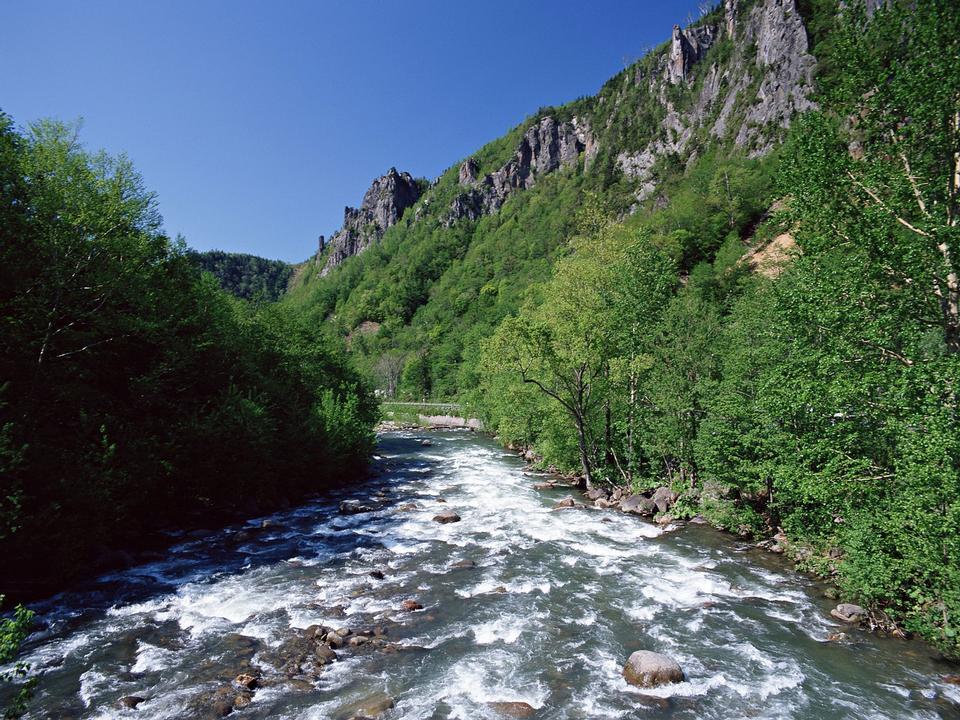 Free download high resolution image - free image free photo free stock image public domain picture  Mountain, river with blue sky and clouds