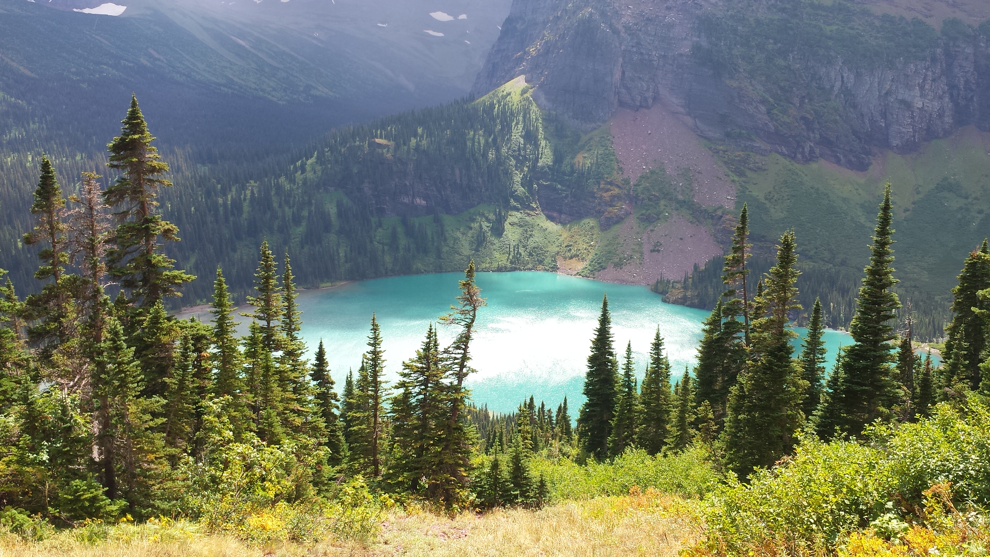 Free download high resolution image - free image free photo free stock image public domain picture -View of Grinnell Lake from overlook