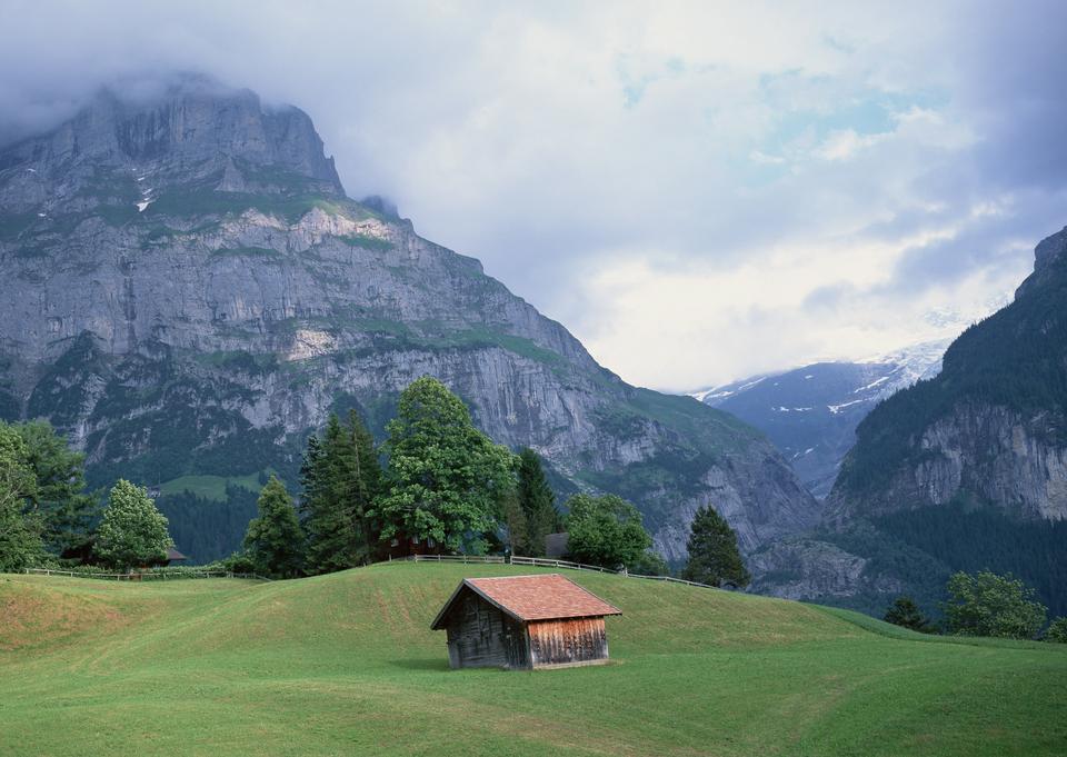 Free download high resolution image - free image free photo free stock image public domain picture  Alps mountains landscape with houses.