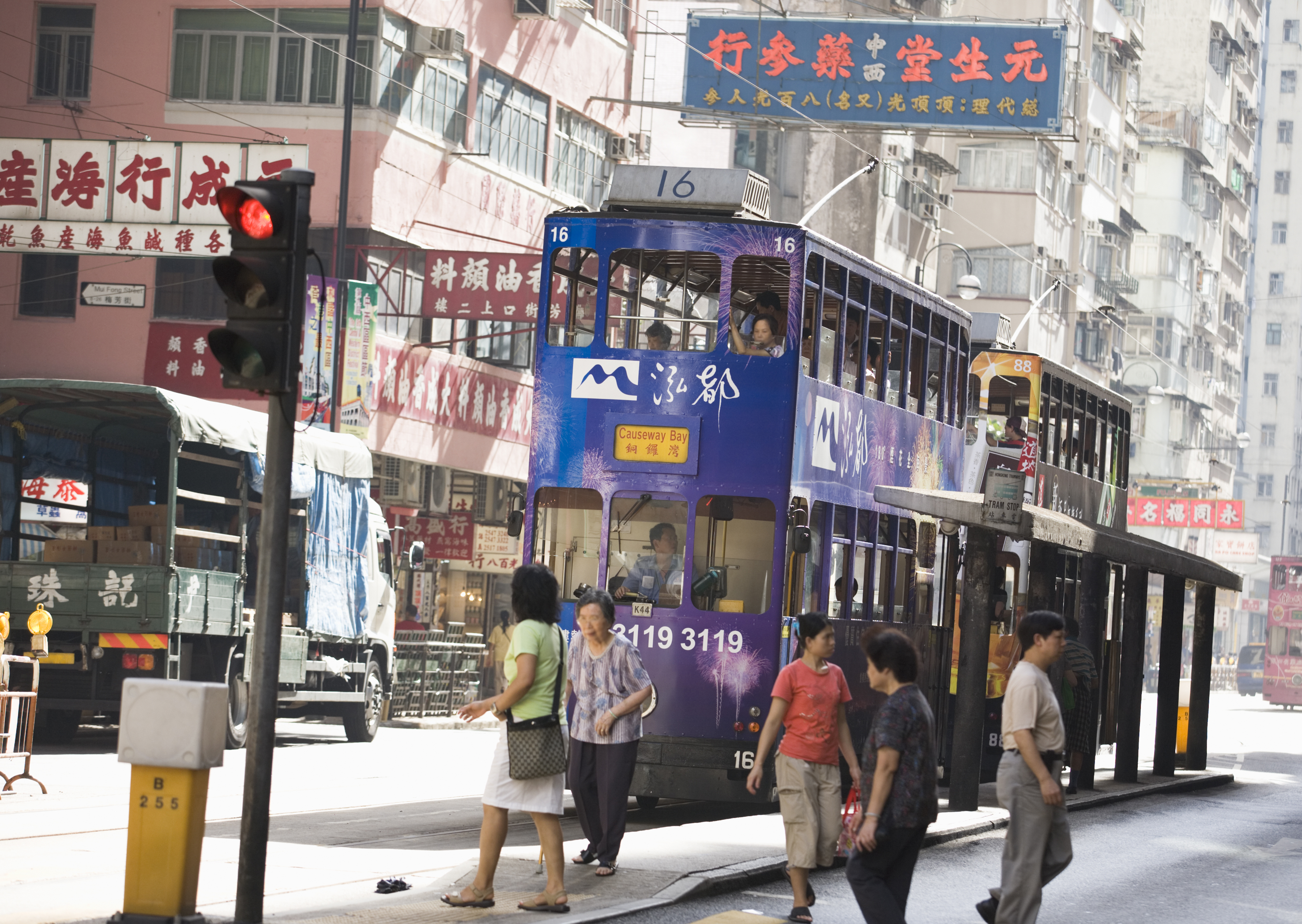 Free download high resolution image - free image free photo free stock image public domain picture -Double decker buses at the bus station downtown in Hong Kong