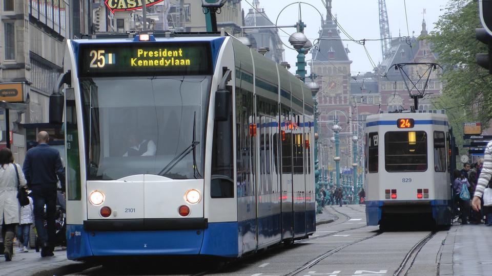 Free download high resolution image - free image free photo free stock image public domain picture  Tram at the Damrak, Amsterdam