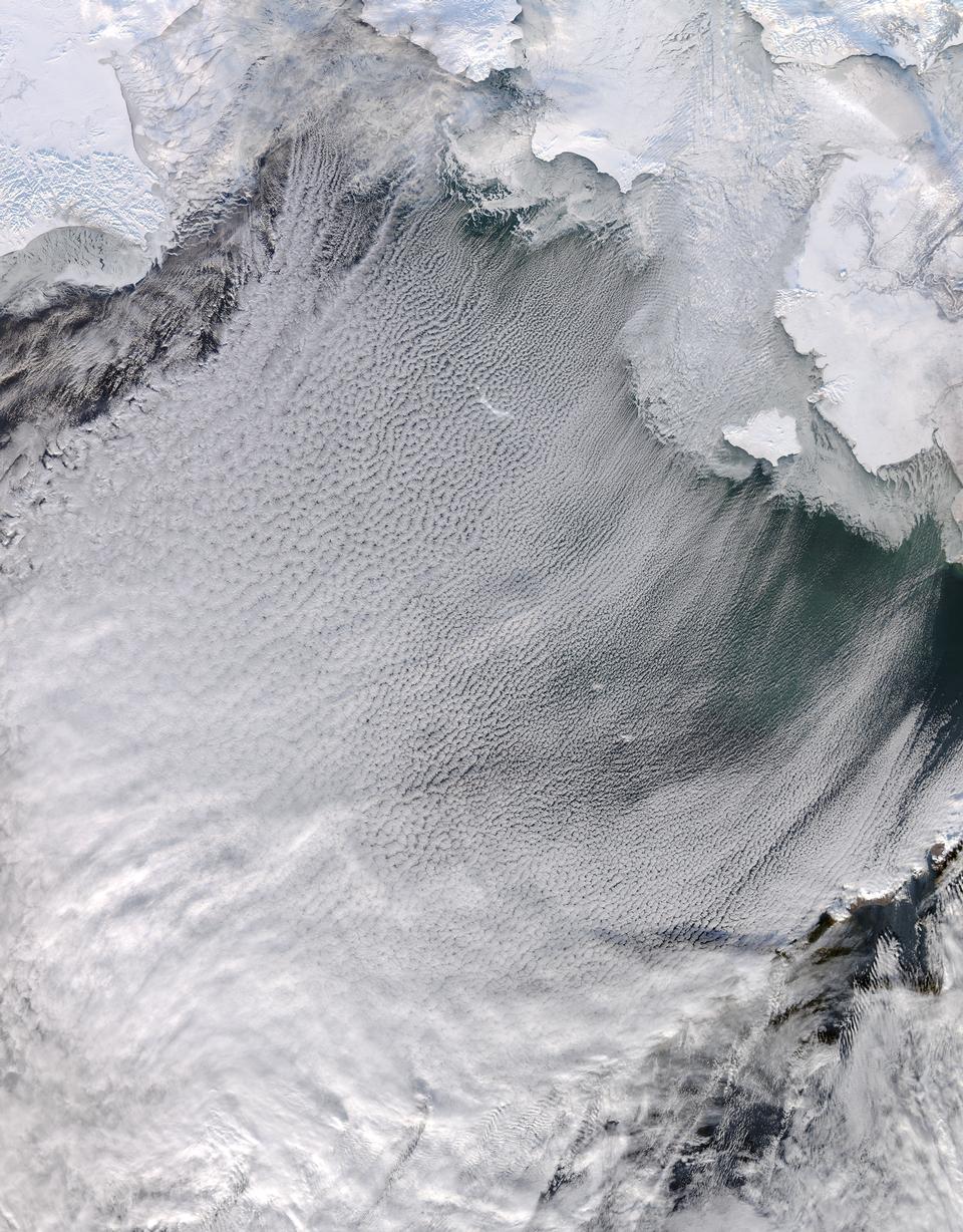 Free download high resolution image - free image free photo free stock image public domain picture  Cloud Streets in the Bering Sea