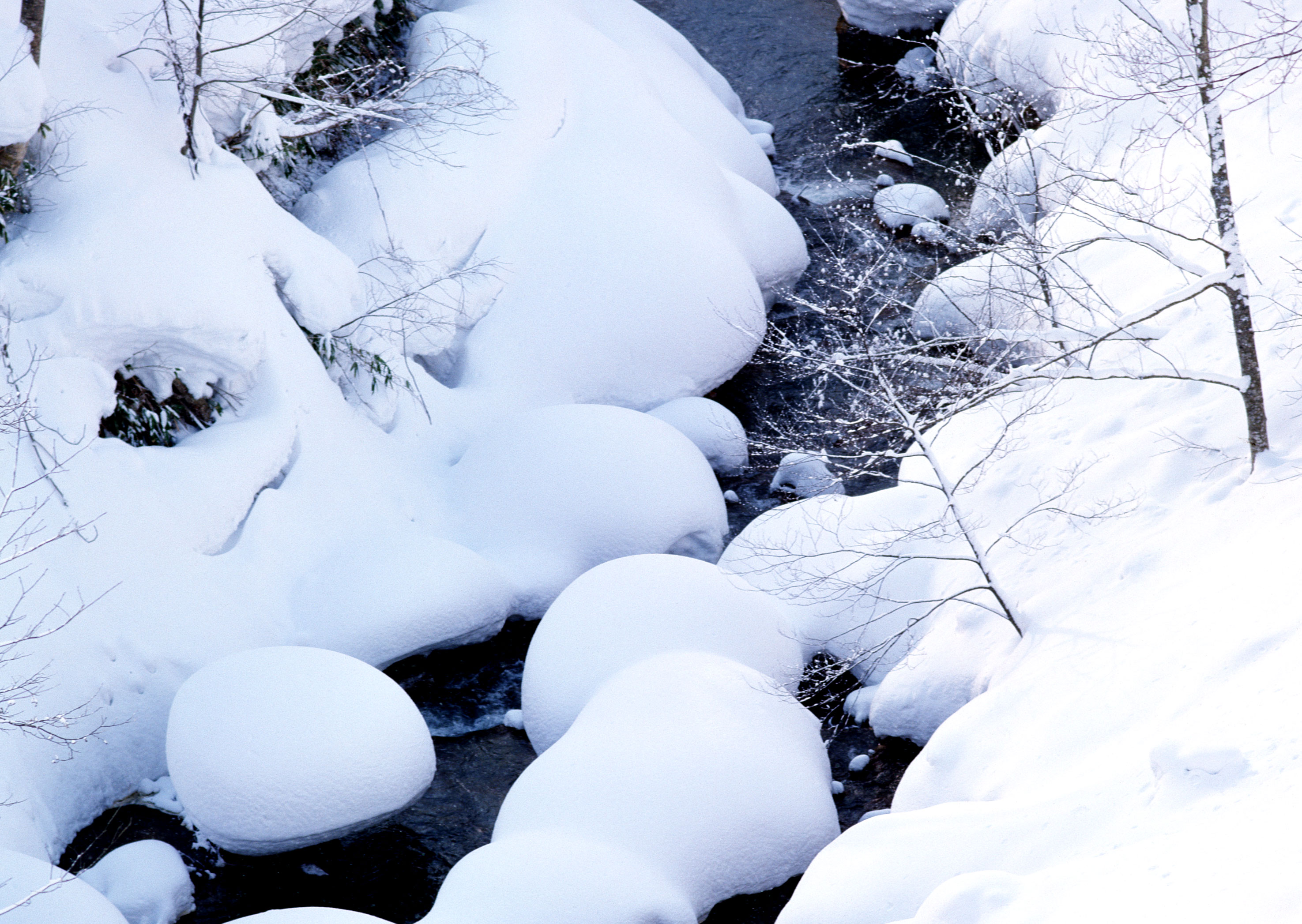 Free download high resolution image - free image free photo free stock image public domain picture -Frozen mountain river, with snow and ice