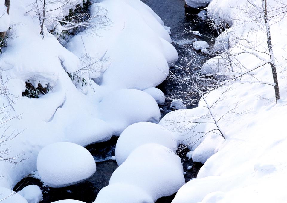 Free download high resolution image - free image free photo free stock image public domain picture  Frozen mountain river, with snow and ice