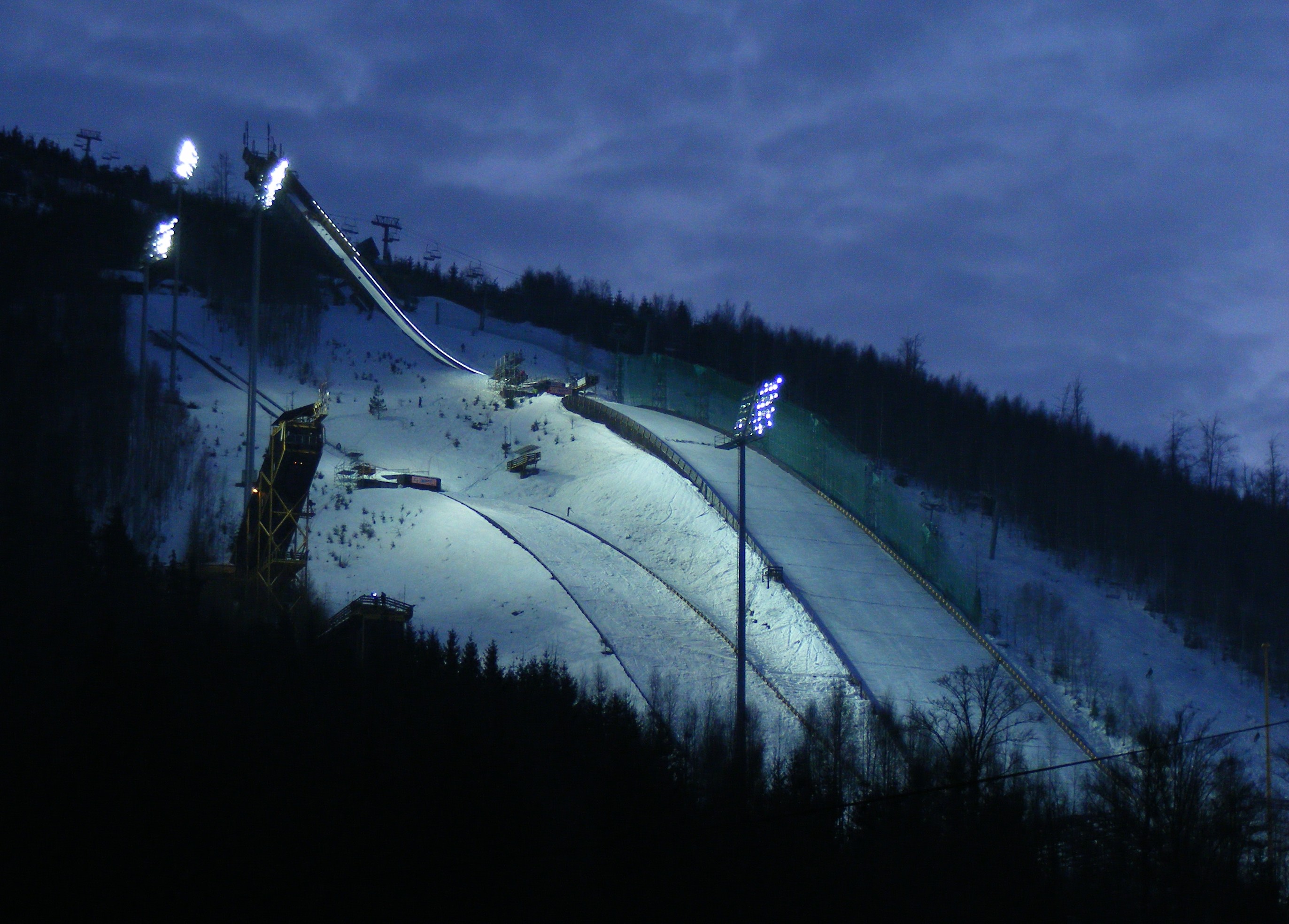 Free download high resolution image - free image free photo free stock image public domain picture -Ski lifts at night