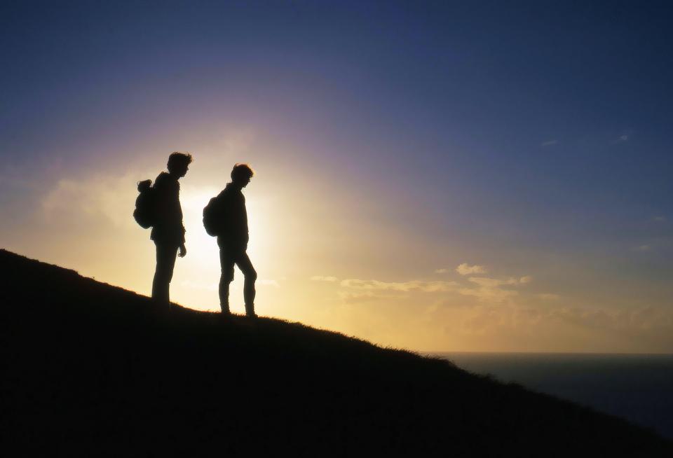 Free download high resolution image - free image free photo free stock image public domain picture  Silhouette of people hiking on mountain