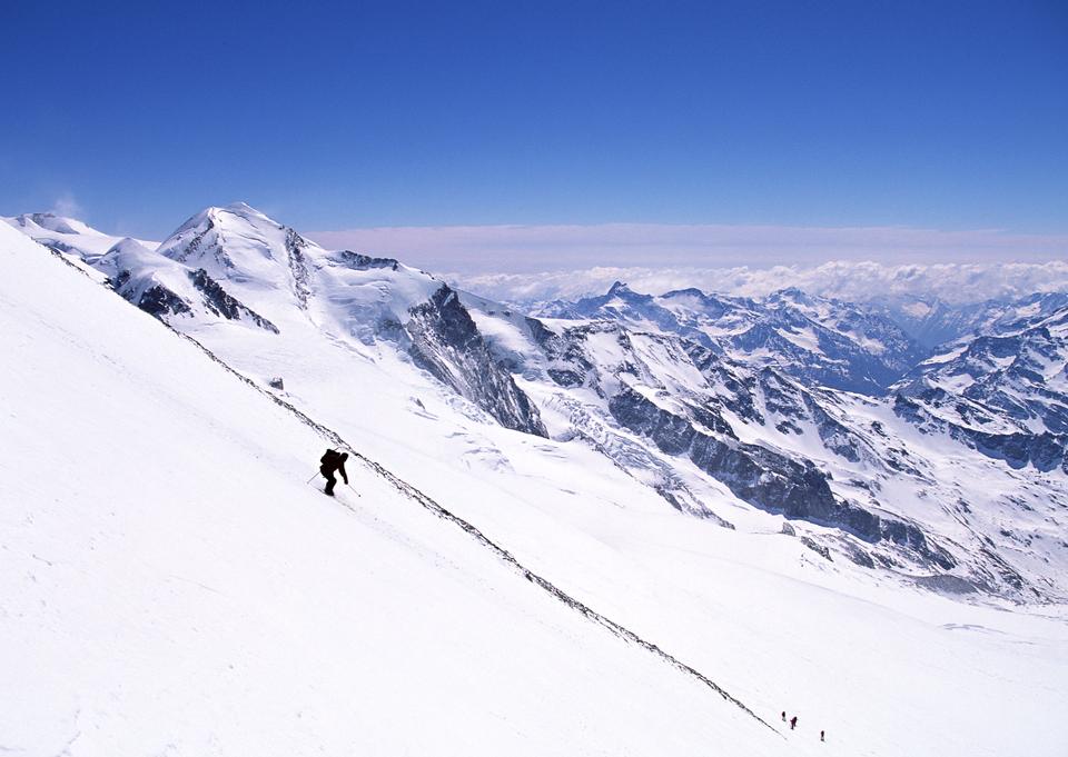 Free download high resolution image - free image free photo free stock image public domain picture  Alpine skier skiing downhill, blue sky on background