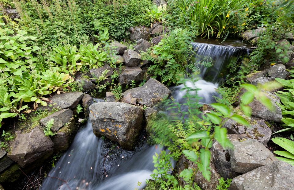 Free download high resolution image - free image free photo free stock image public domain picture  A small waterfall at the Royal Botanic Garden Edinburgh