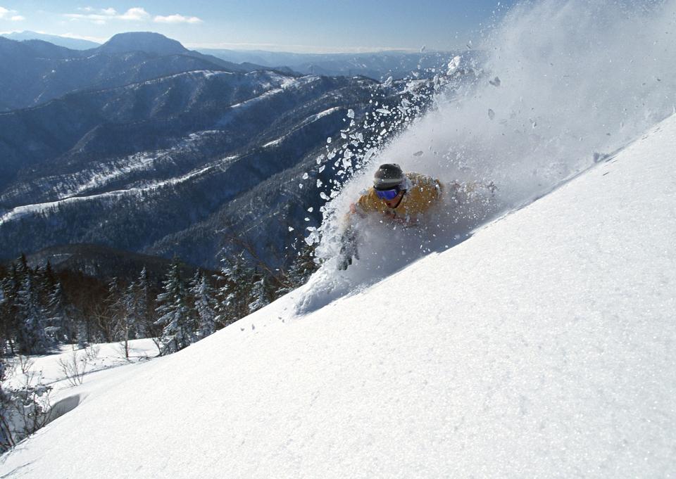 Free download high resolution image - free image free photo free stock image public domain picture  skier in deep powder on a steep slope