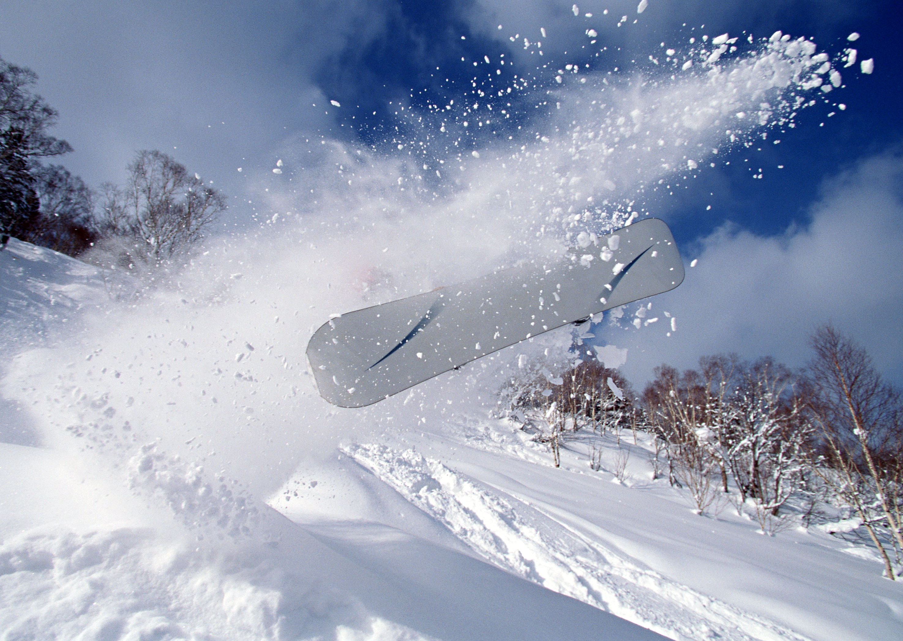 Free download high resolution image - free image free photo free stock image public domain picture -skier in deep powder on a steep slope