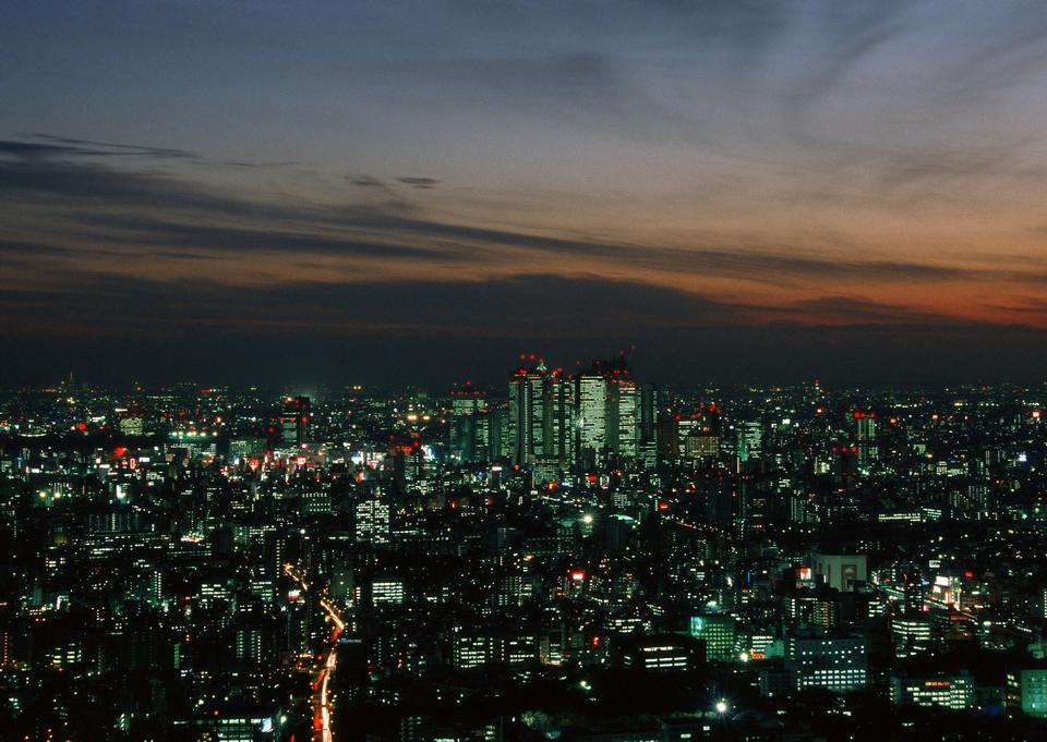 Free download high resolution image - free image free photo free stock image public domain picture  Landscape of Tokyo downtown at night