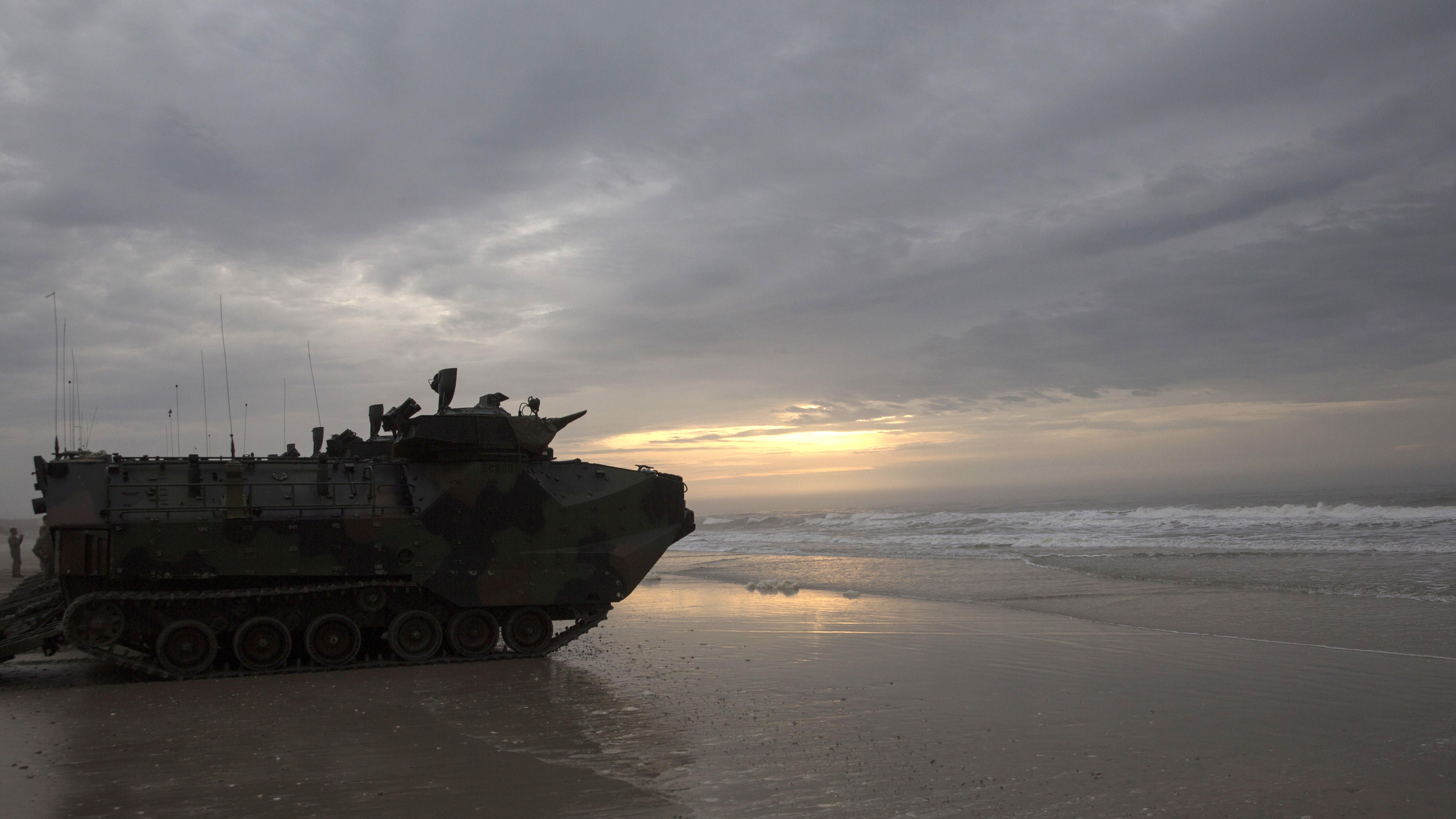 Free download high resolution image - free image free photo free stock image public domain picture -Assault amphibious vehicles sit silently on Onslow Beach