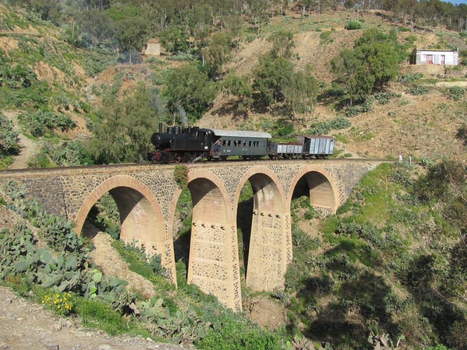 Free download high resolution image - free image free photo free stock image public domain picture  Train on bridge near Shegirini, Eritrea