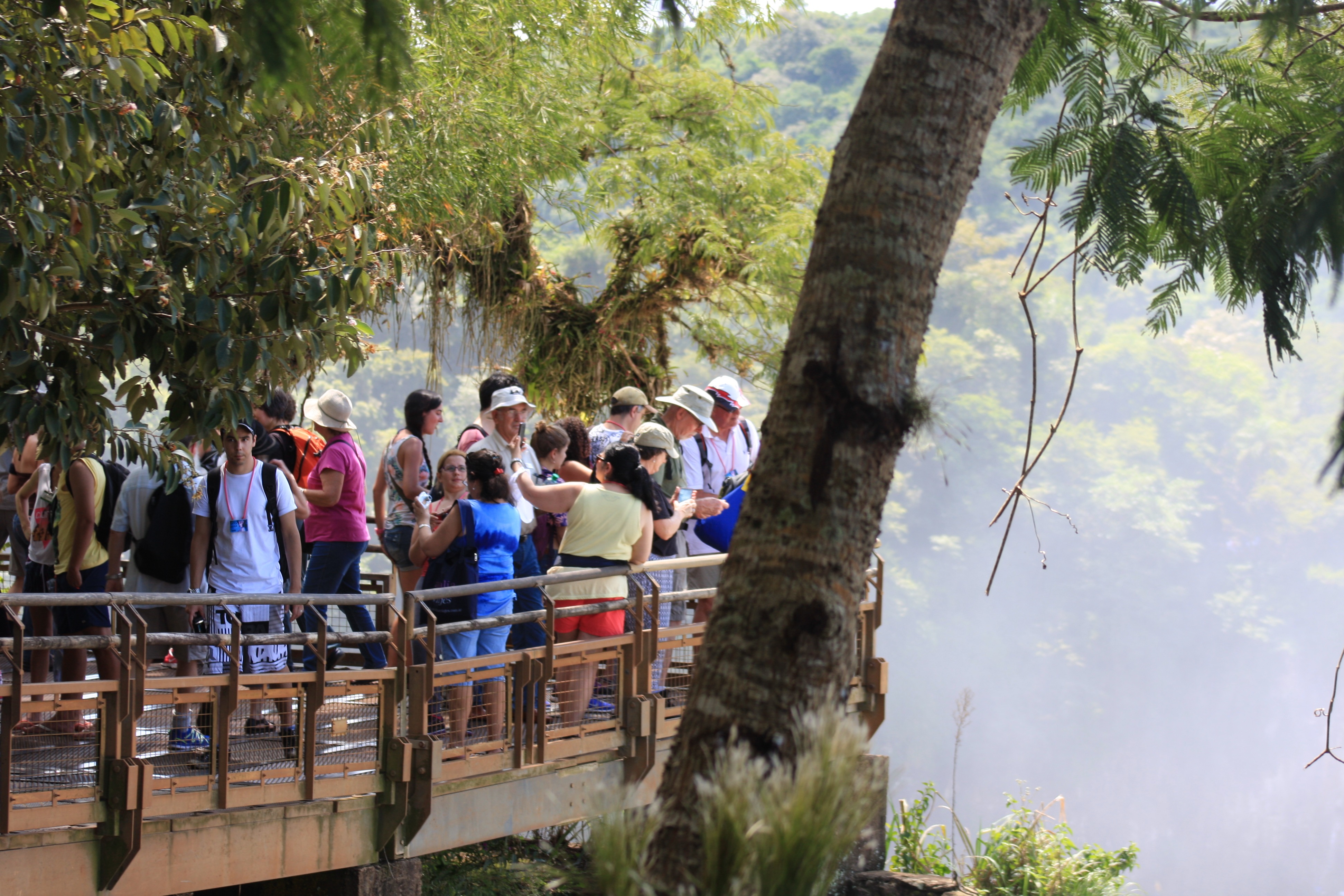 Free download high resolution image - free image free photo free stock image public domain picture -Tourists admire Iguacu falls