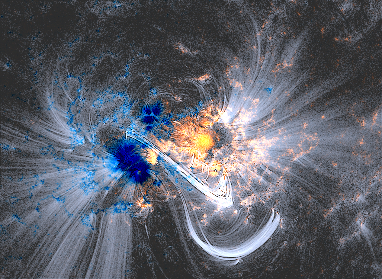 Free download high resolution image - free image free photo free stock image public domain picture -Coronal Loops Over a Sunspot