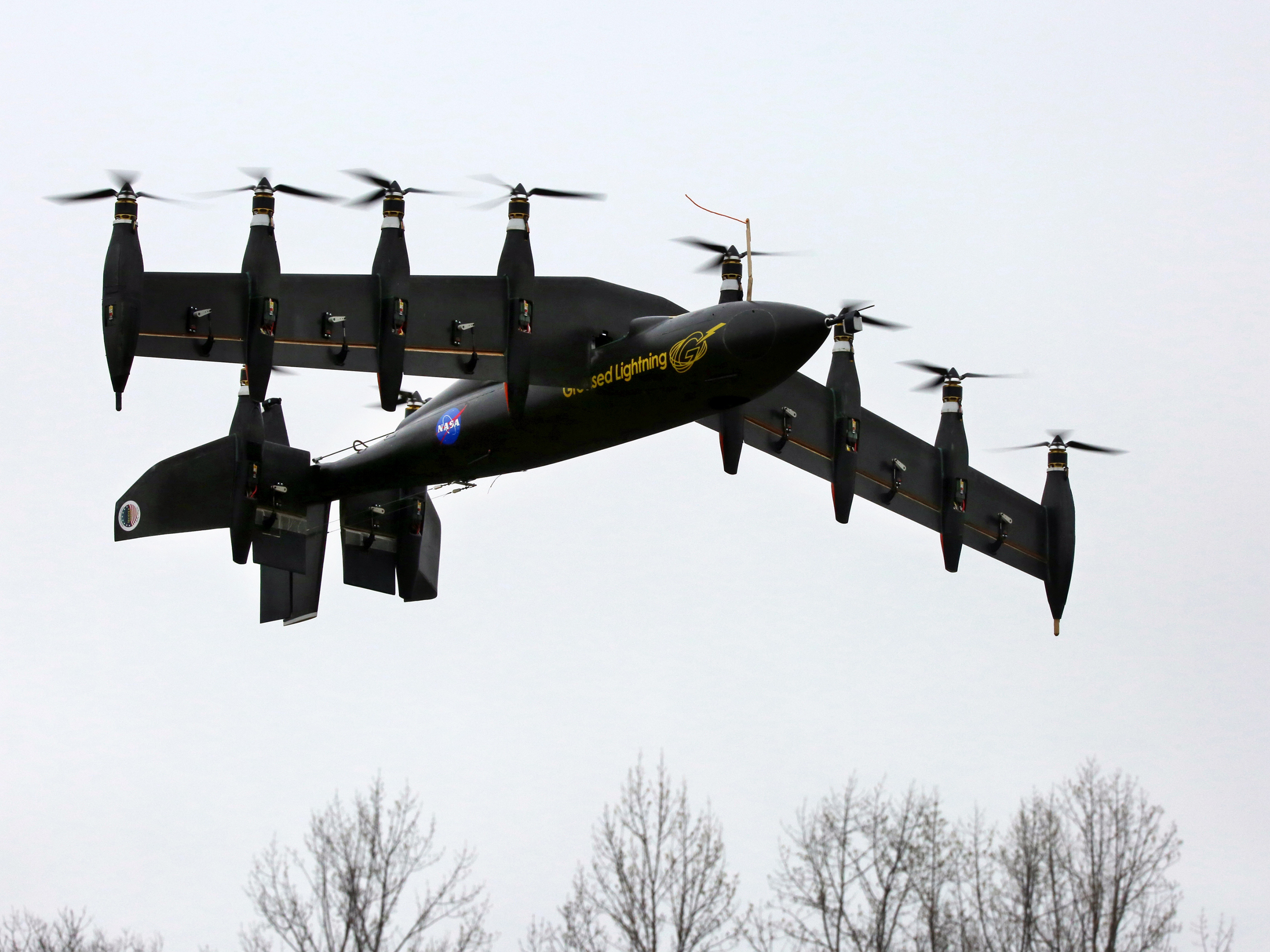 Free download high resolution image - free image free photo free stock image public domain picture -Ten-Engine Electric Plane Prototype Takes Off