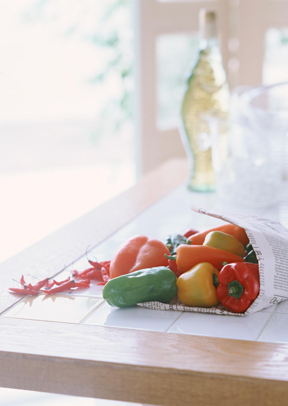 Free download high resolution image - free image free photo free stock image public domain picture  Colored peppers on wooden table