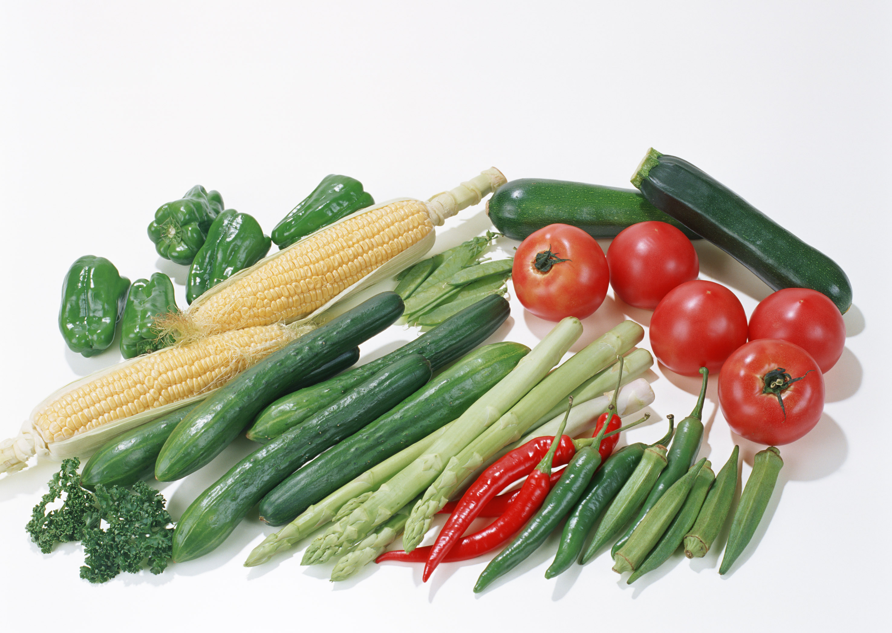 Free download high resolution image - free image free photo free stock image public domain picture -Collection of fresh green vegetables on white rustic background