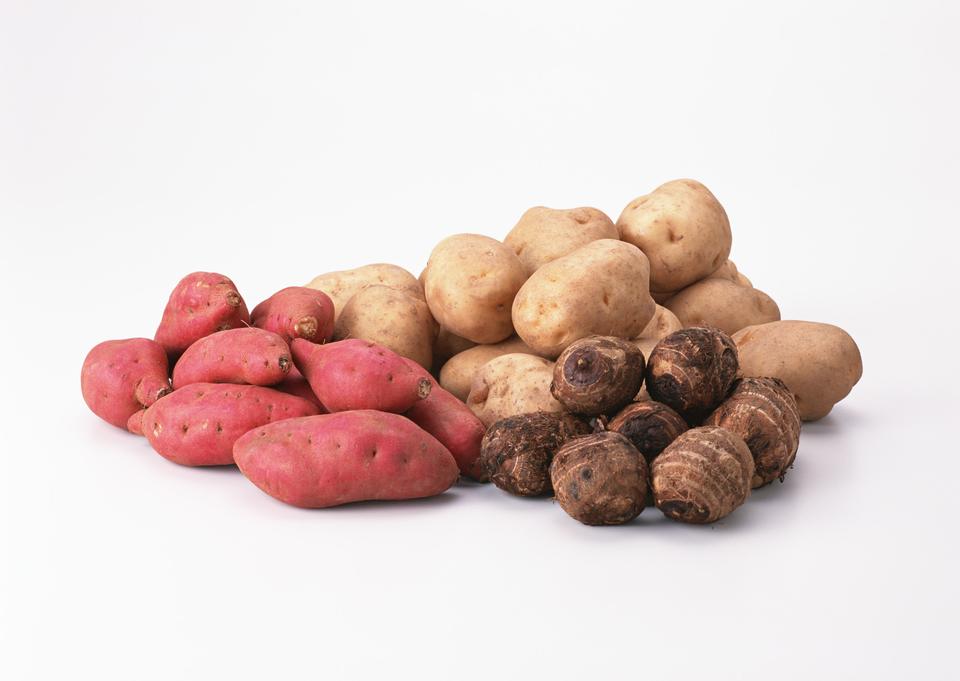 Free download high resolution image - free image free photo free stock image public domain picture  potatoes,taro, and red and golden sweet potatoes