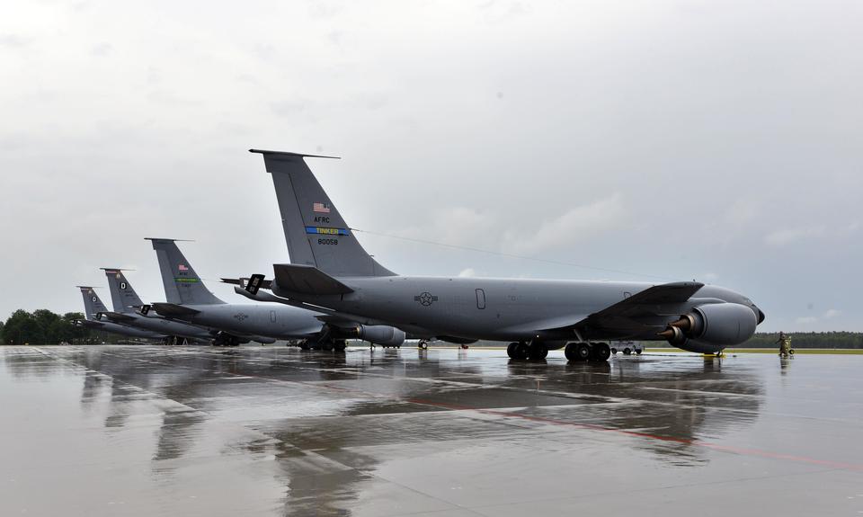 Free download high resolution image - free image free photo free stock image public domain picture  Four KC-135 Stratotankers await a mission on the flightline