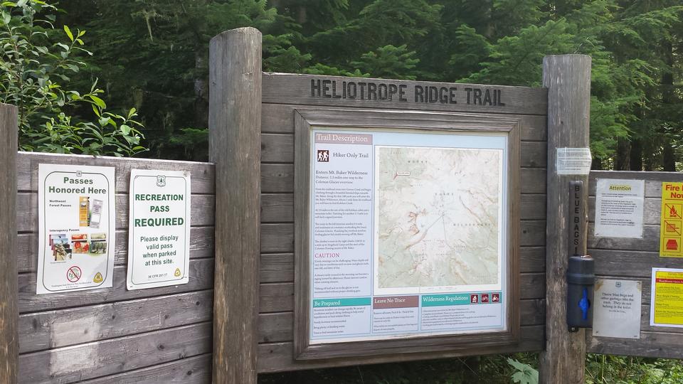 Free download high resolution image - free image free photo free stock image public domain picture  Heliotrope Ridge Trail Sign