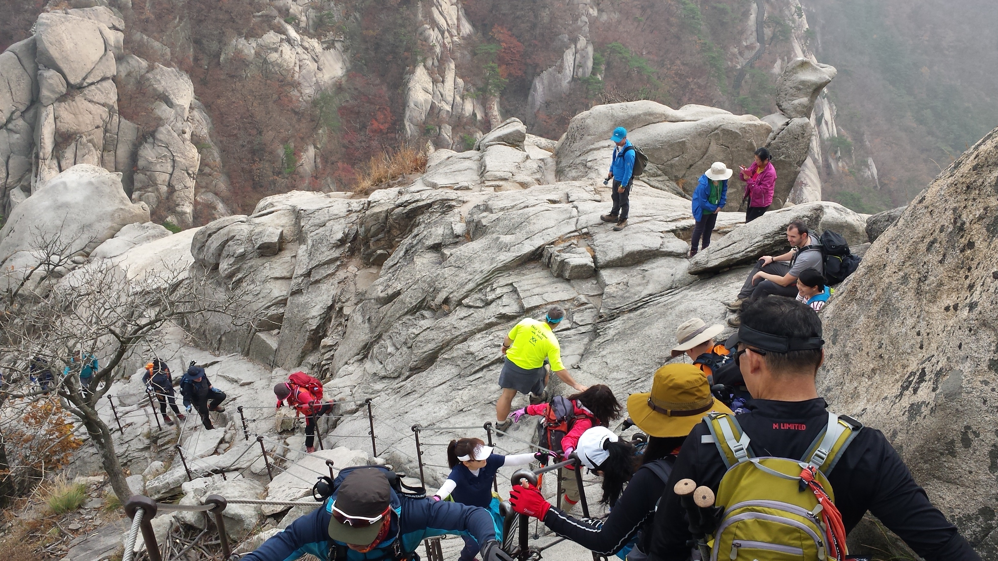 Free download high resolution image - free image free photo free stock image public domain picture -climbers traversing a steep slope seoul,Korea