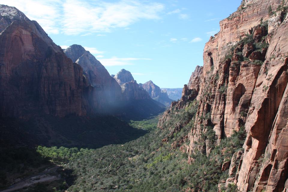 Free download high resolution image - free image free photo free stock image public domain picture  Zion Canyon from Angels Landing,in Zion National Park