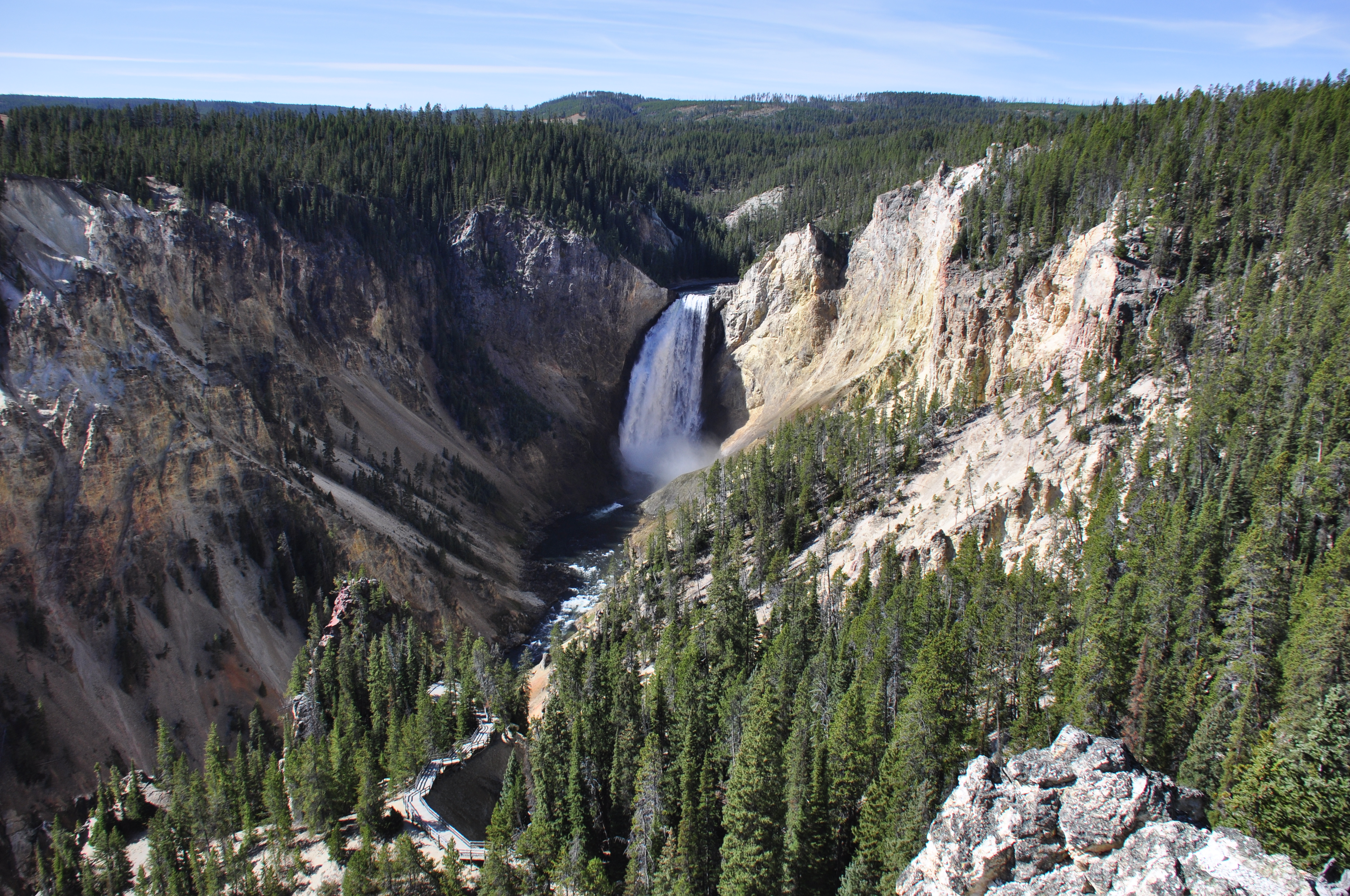 Free download high resolution image - free image free photo free stock image public domain picture -Lower Falls of the Yellowstone River