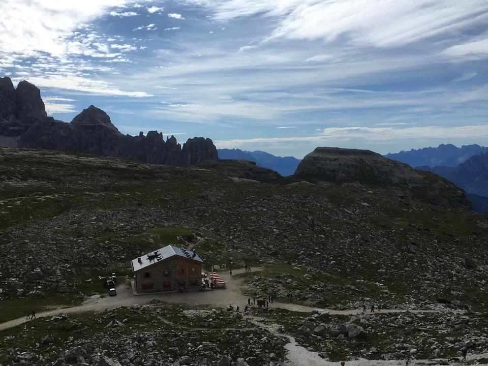 Free download high resolution image - free image free photo free stock image public domain picture  Dolomites mountain panorama and Locatelli Refuge